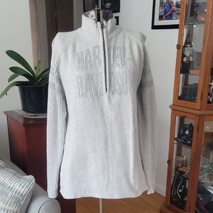Harley-Davidson Sweater, XL, Gray & Silver.